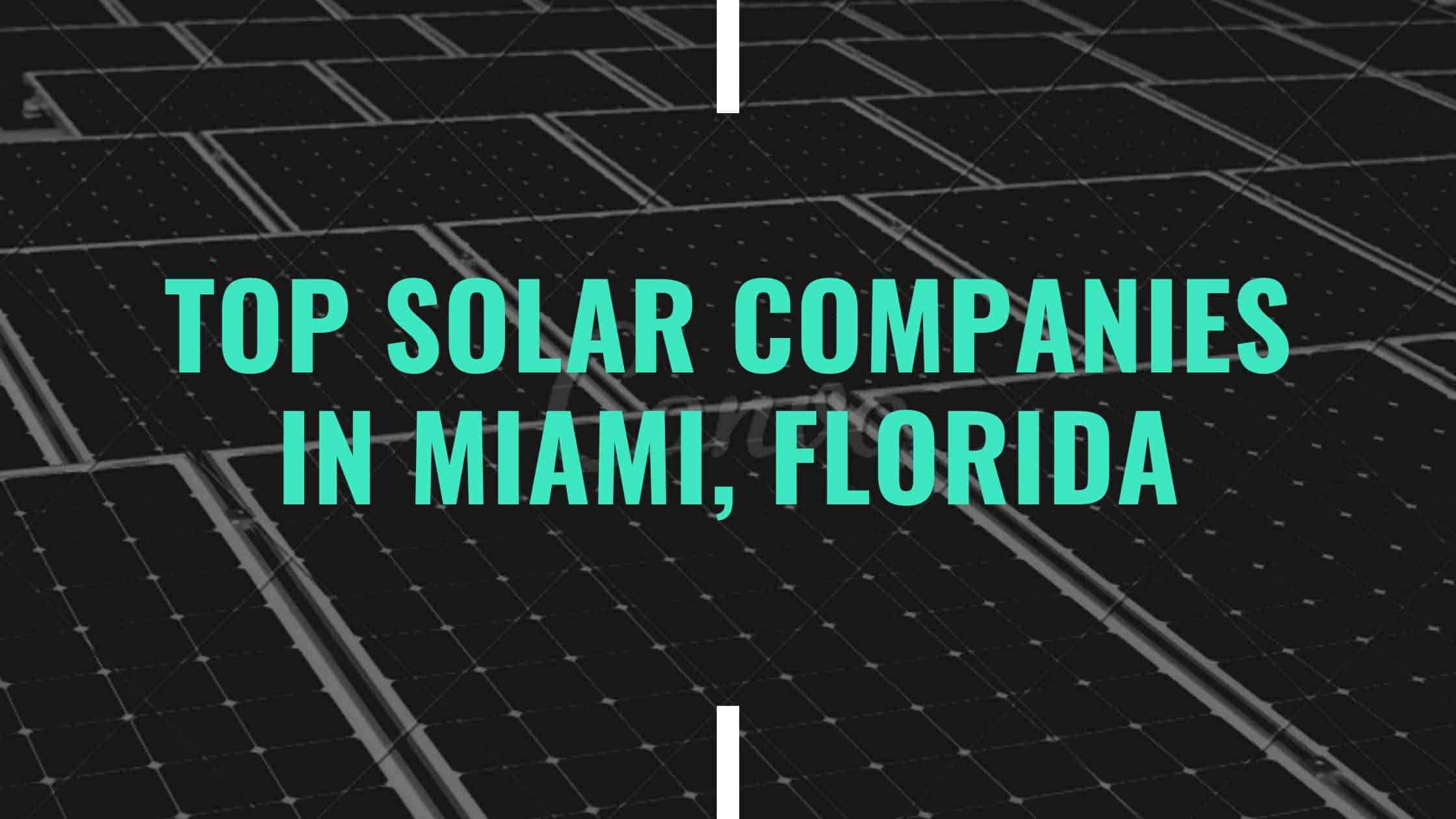 top solar companies in miami 1