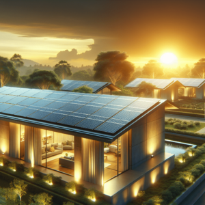 the quiet transformation a solar panel set up for home