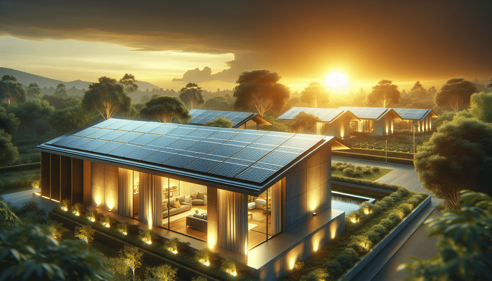 the quiet transformation a solar panel set up for home