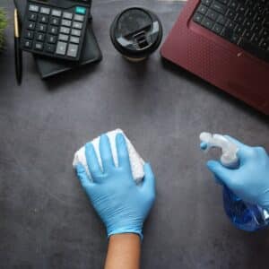 Photo Solar panel cleaning