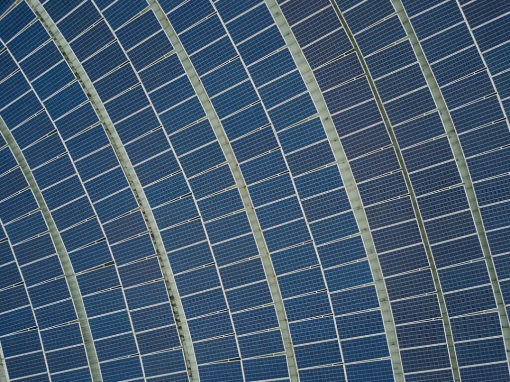 Photo Solar panel installation