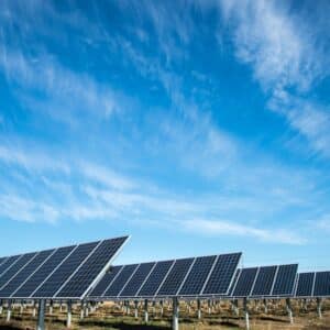 Photo Solar panel array