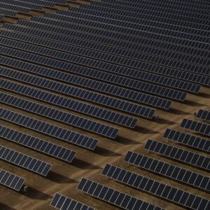 Photo Solar panel maintenance