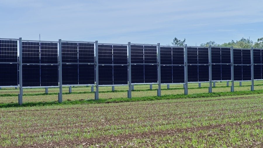 Photo Solar Battery Storage Installation