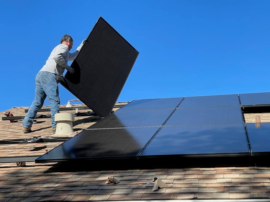 Photo Solar Panel Installation