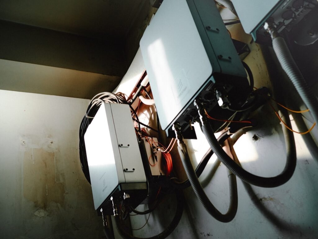 Photo Solar Battery Backup Installation