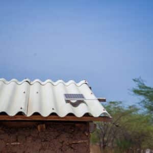 Photo Off-grid Solar System Installation