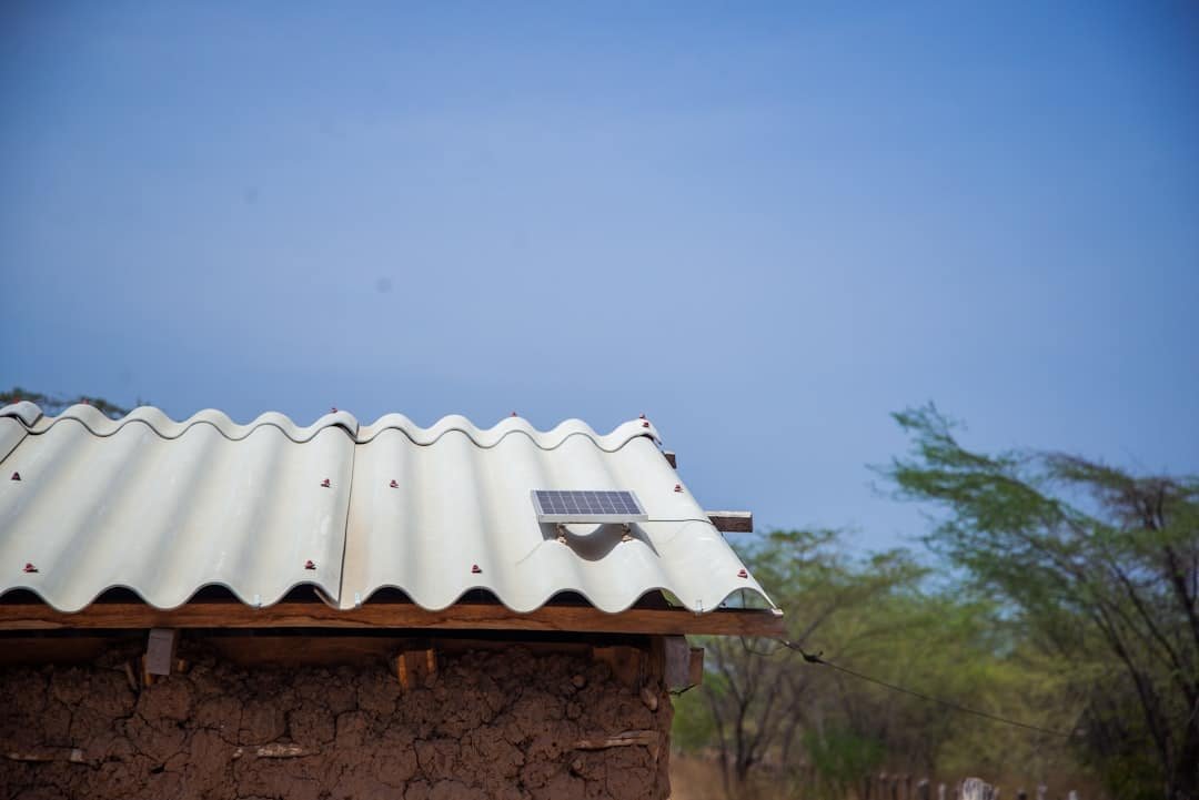 Photo Off-grid Solar System Installation