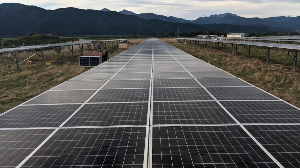 Photo Grid Tied Solar Installation