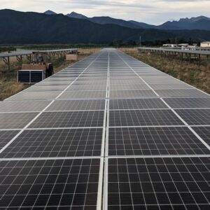 Photo Grid Tied Solar Installation