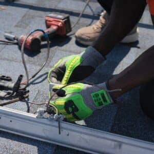 Photo Solar Panel Installation