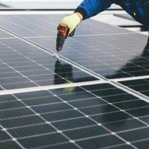 Photo Solar Panel Installation